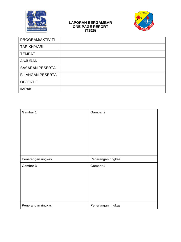Template Penulisan OPR Tahun 2023 | PDF