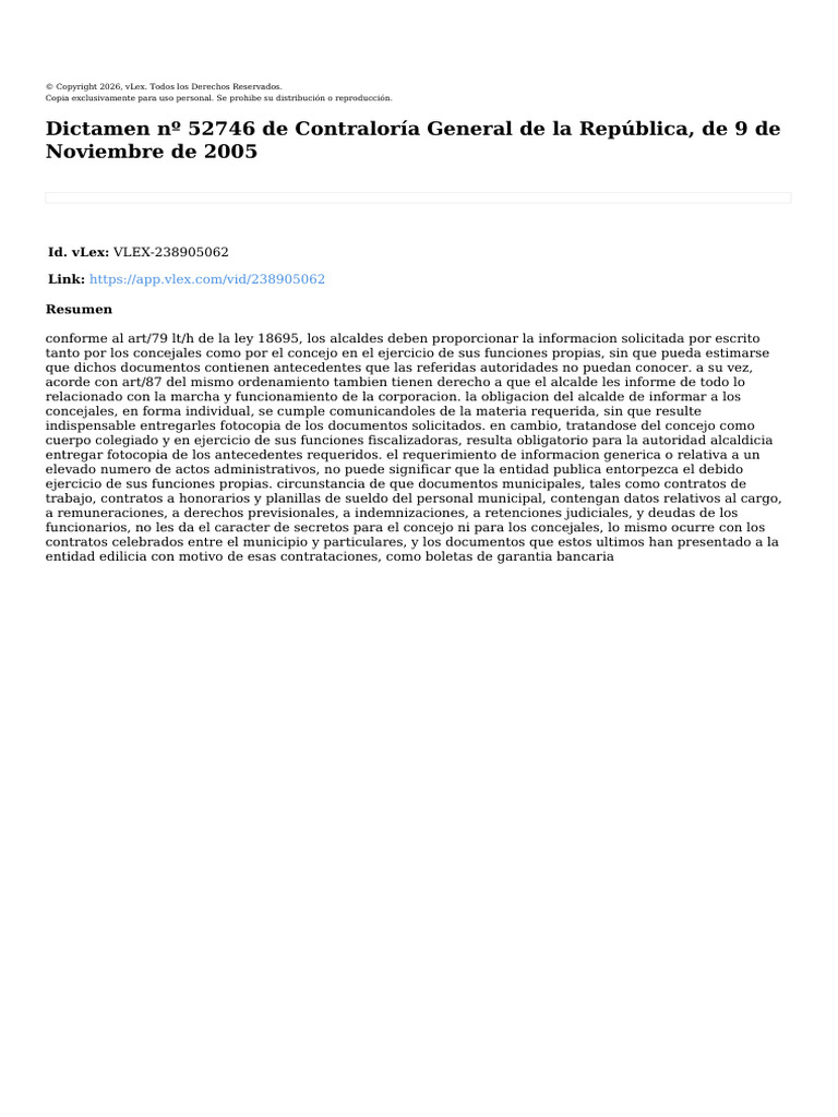 Dictamen n 52746 de Contralora General de La Repblica de 9 | PDF