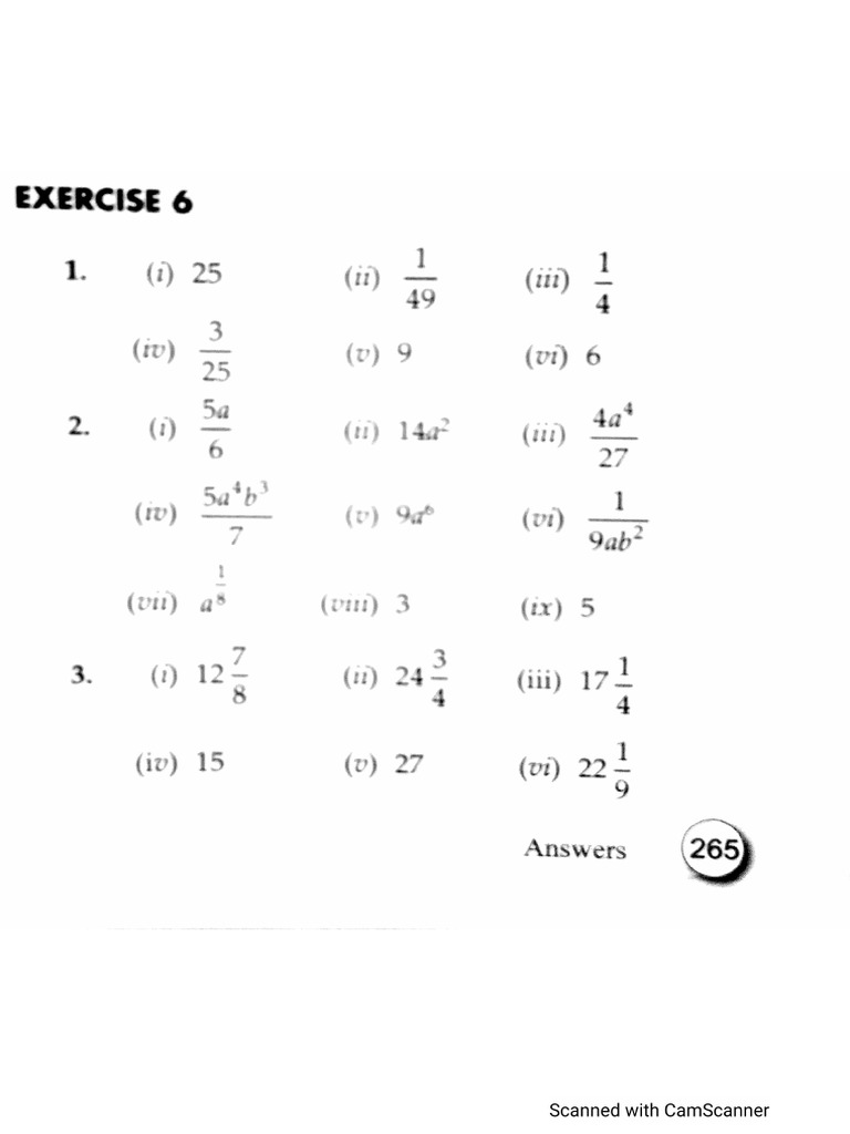 Standard 9 Chapter 6 | PDF