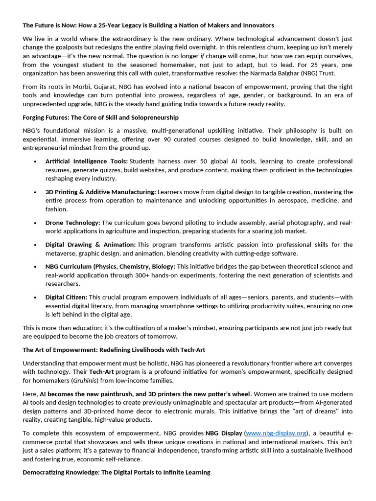 Nbg Introduction Article ( English Version-1) | PDF | Artificial ...