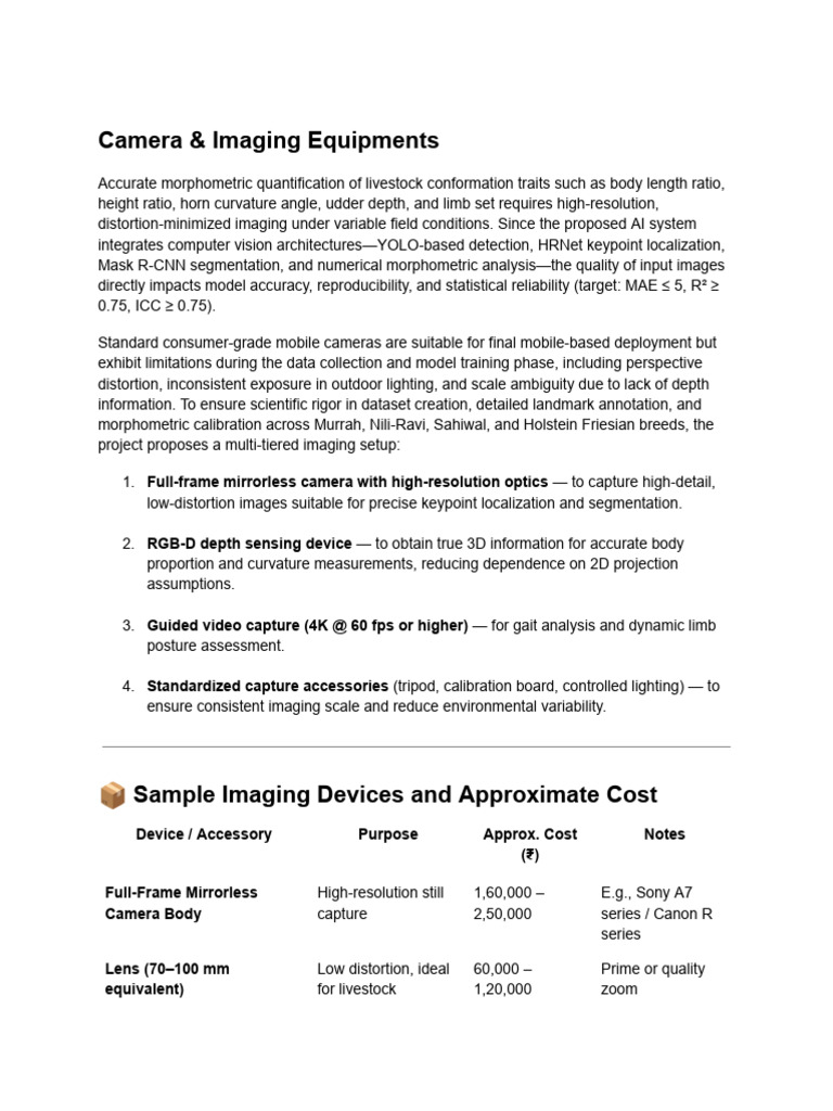 Camera & Imaging Equipments | PDF | Camera | Calibration