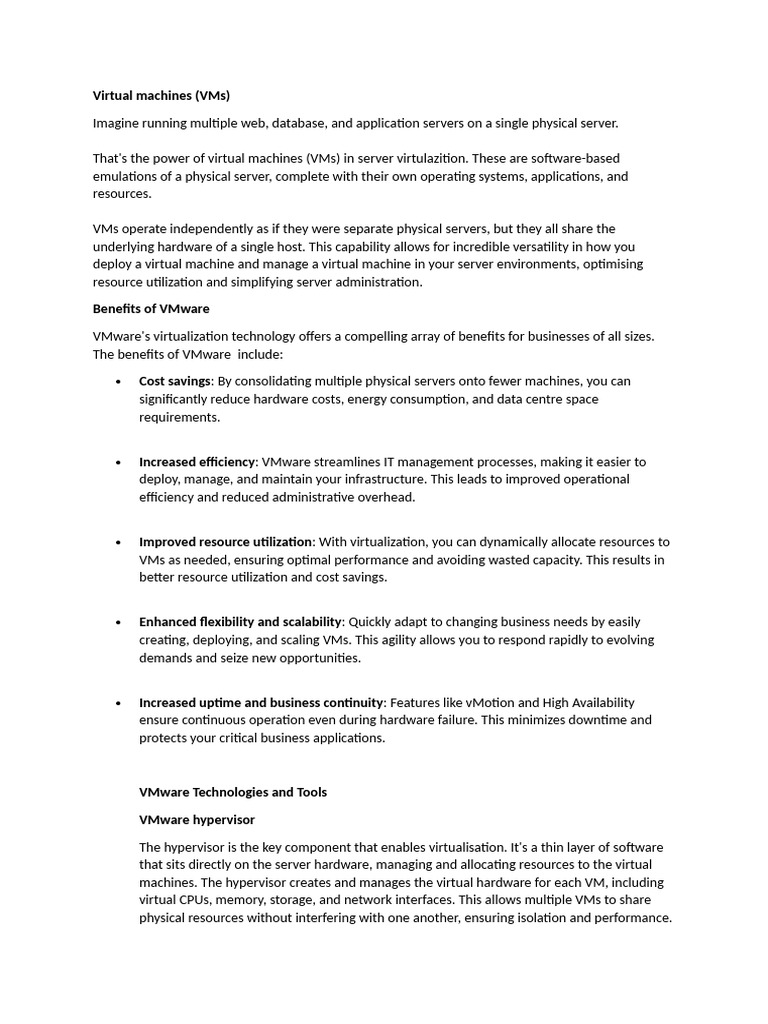 Vmware | PDF | Virtual Machine | Virtualization