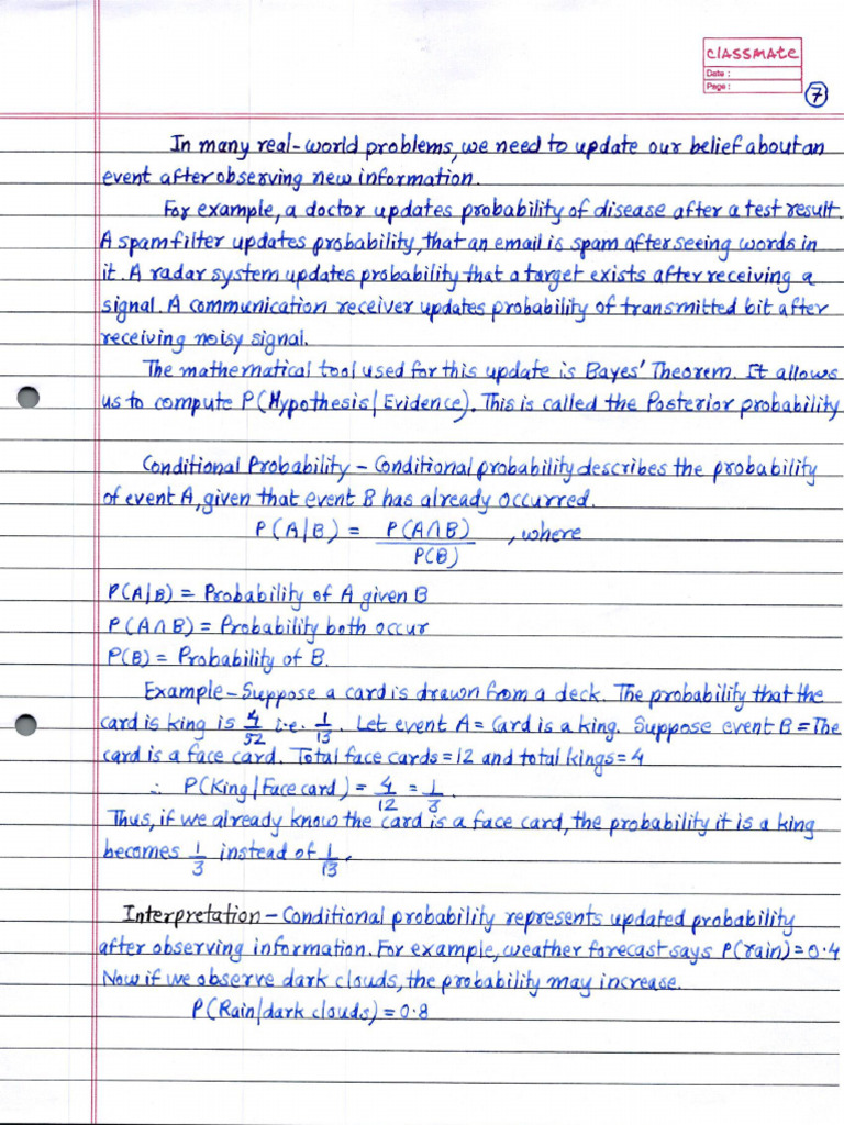 Bayes Theorem and Prob Tree | PDF