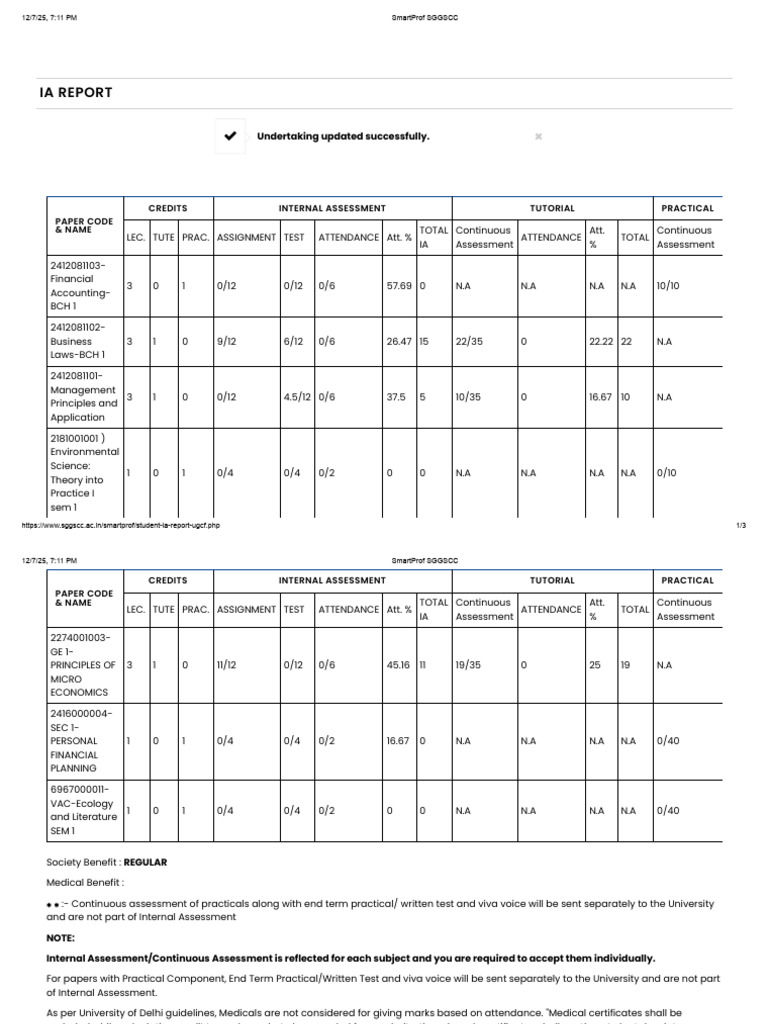 IA REPORT ( A DISSAPPOINTEMENT ) | PDF
