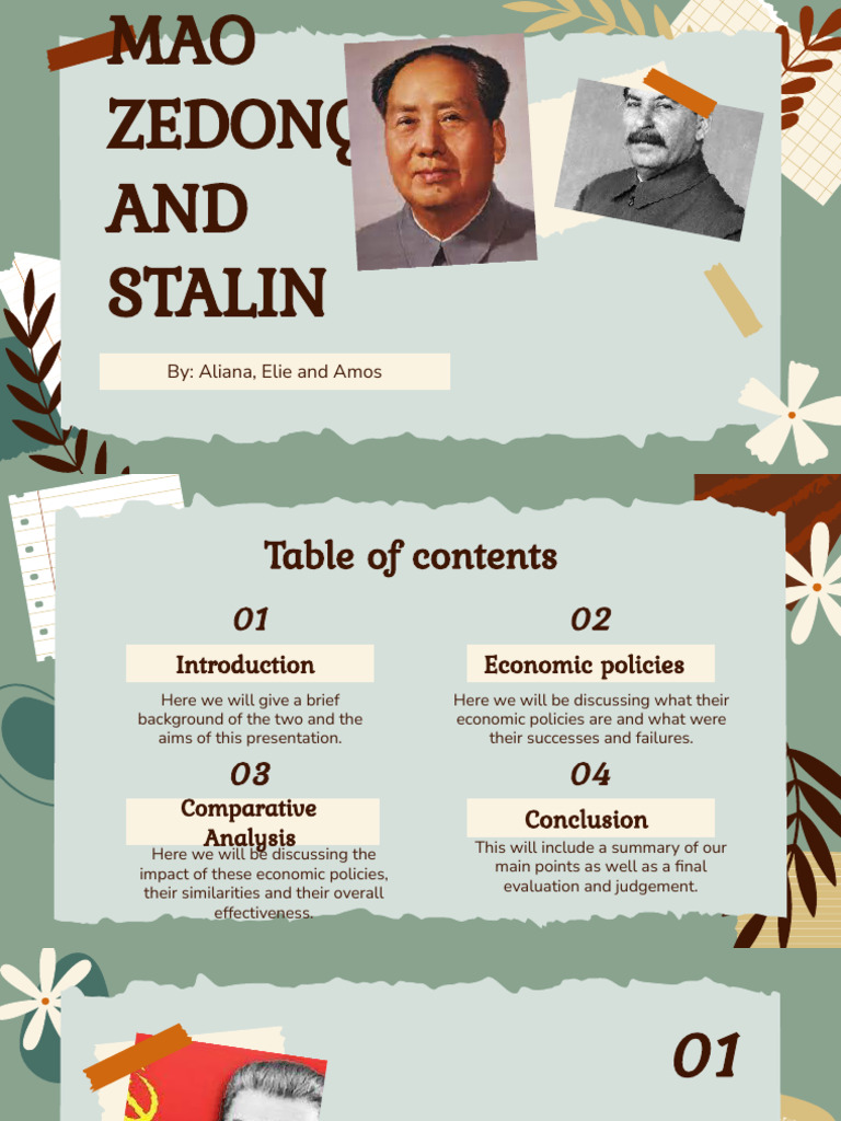 History Presentation_Evaluating the Economic Policies of Stalin and Mao ...