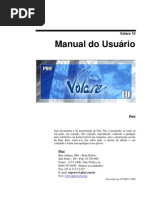 Manual do Usuário Volare 10