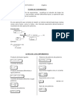 Teoría de Exponentes Ficha Ok