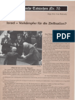 Historische Tatsachen - Nr. 70 - Udo Walendy - Israel - Vorkaempfer Fuer Die Zivilisation (1997, 40 S., Scan)