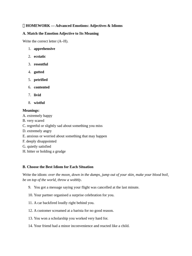 HW Emotions | PDF | Chess Openings | Chess Theory