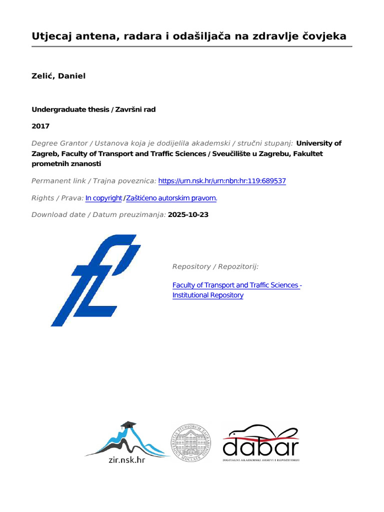 Utjecaj Antena Radara Itd | PDF