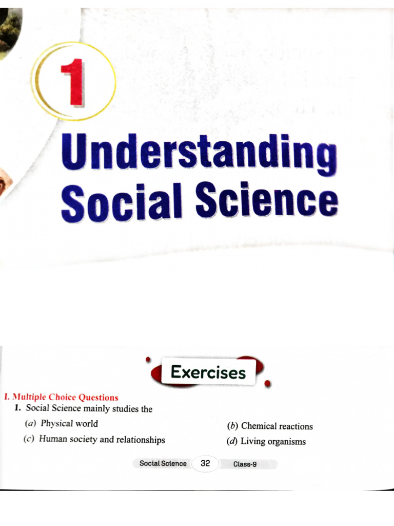 Chapter 1 (Understanding Social Science) | PDF