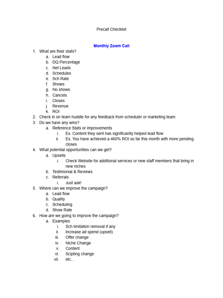 05-Precall_Checklist___40_1__41_ | PDF