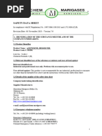 Argoshield 5 Safety Data Sheet | PDF | Dangerous Goods | Prevention