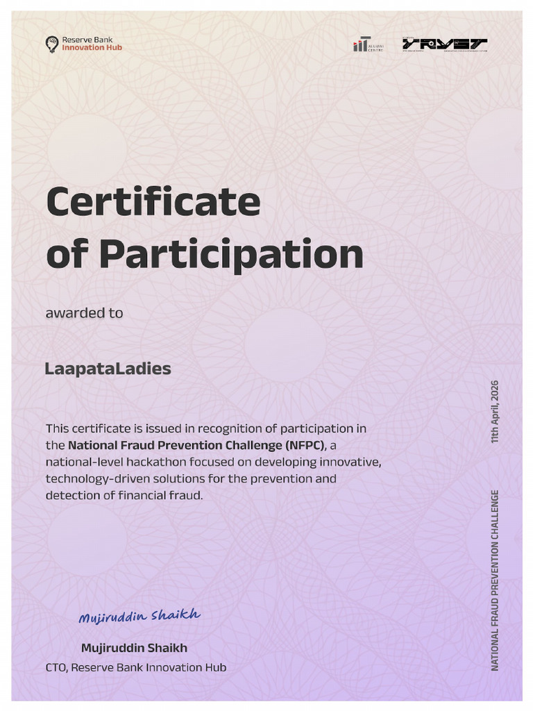 NFPC Certificate | PDF