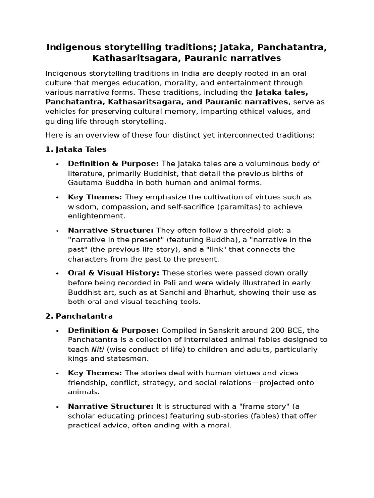 Indigenous Storytelling Traditions | PDF | Narrative | Storytelling