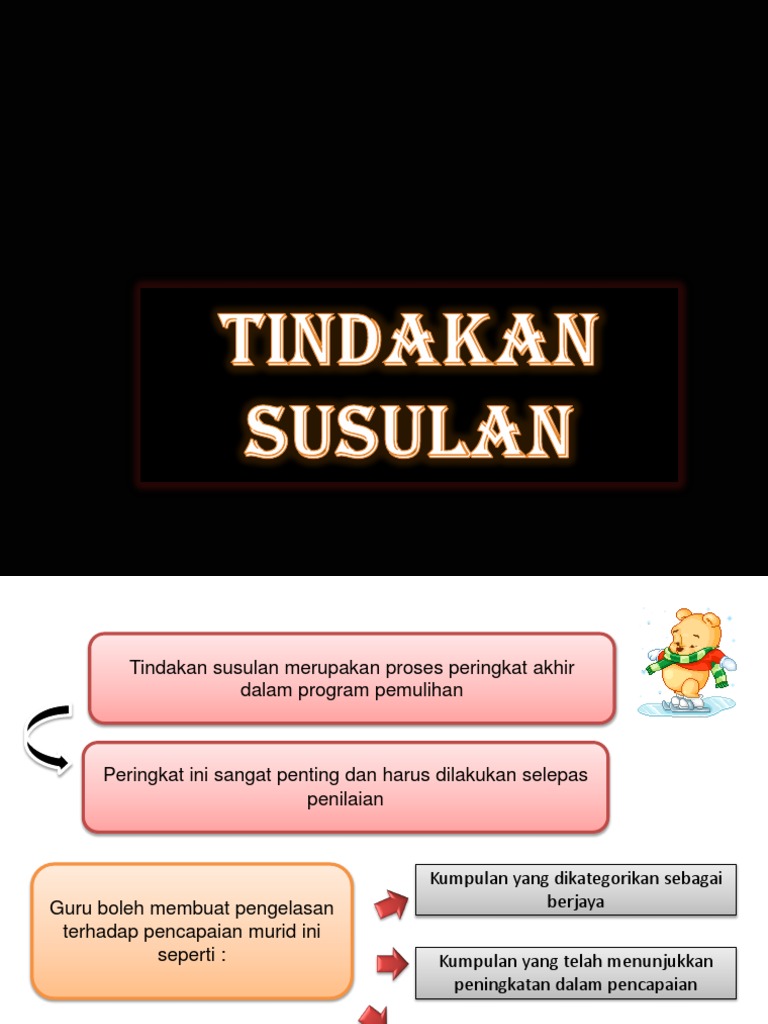 Tindakan Susulan Pdf