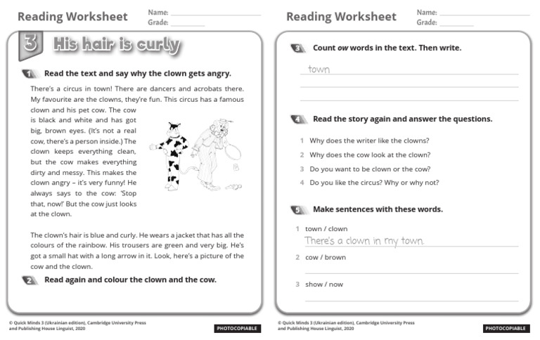 Qmu3 u3 Reading Worksheet-1 | PDF