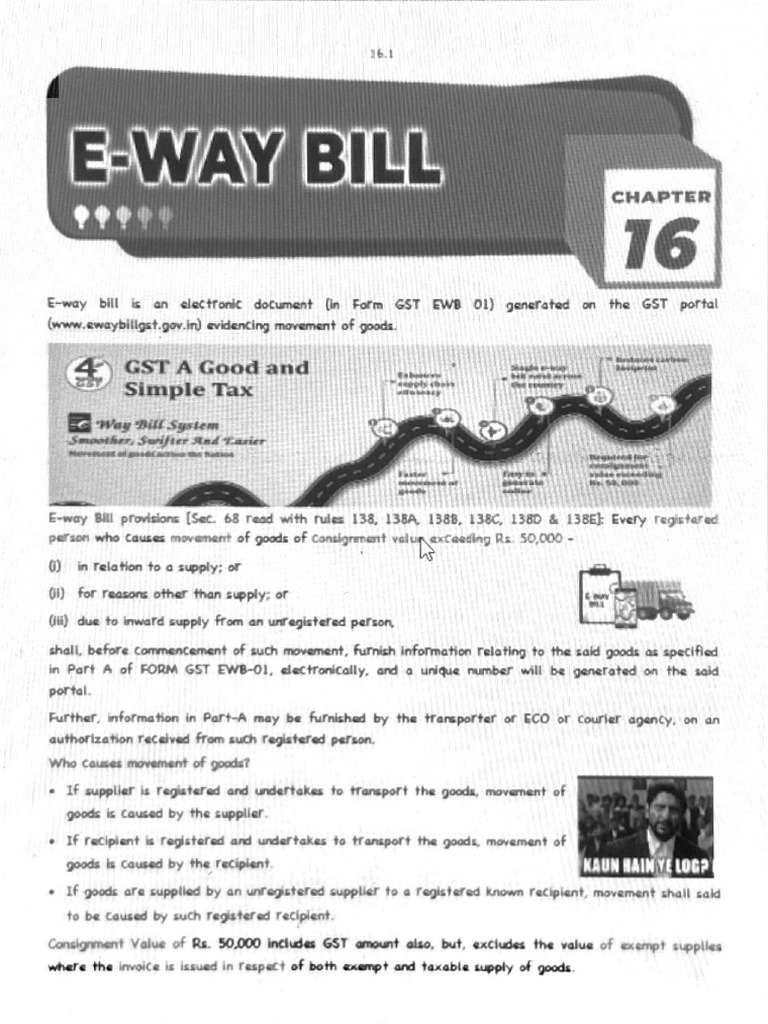 E way bill | PDF