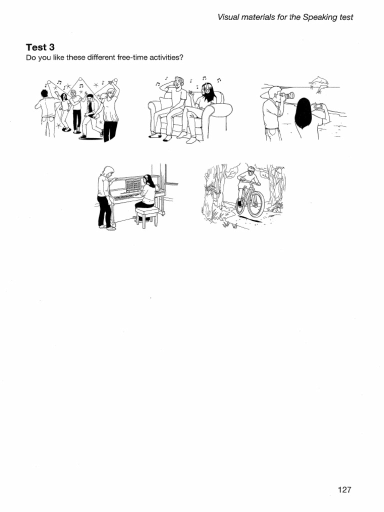Test 3 Visual Materials Speaking | PDF