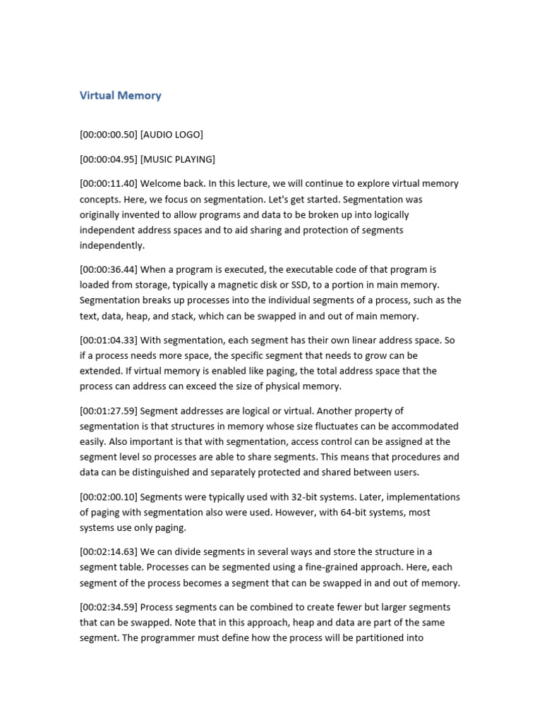 M06 03 COP4600 Transcript | PDF | Computer Data Storage | Library ...