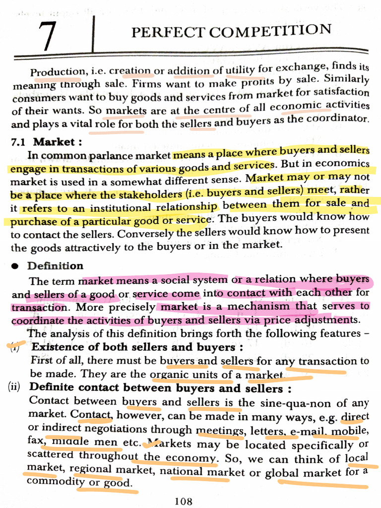 Perfect Competition | PDF