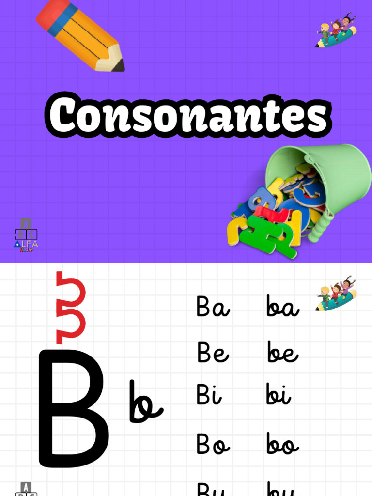 Grafismo Fonético - Consonantes - Compressed | PDF