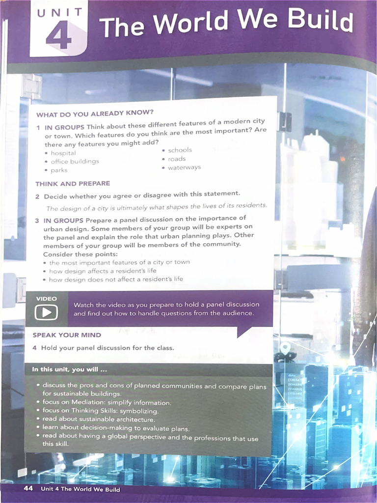 Unit 4 Student & Wb | PDF