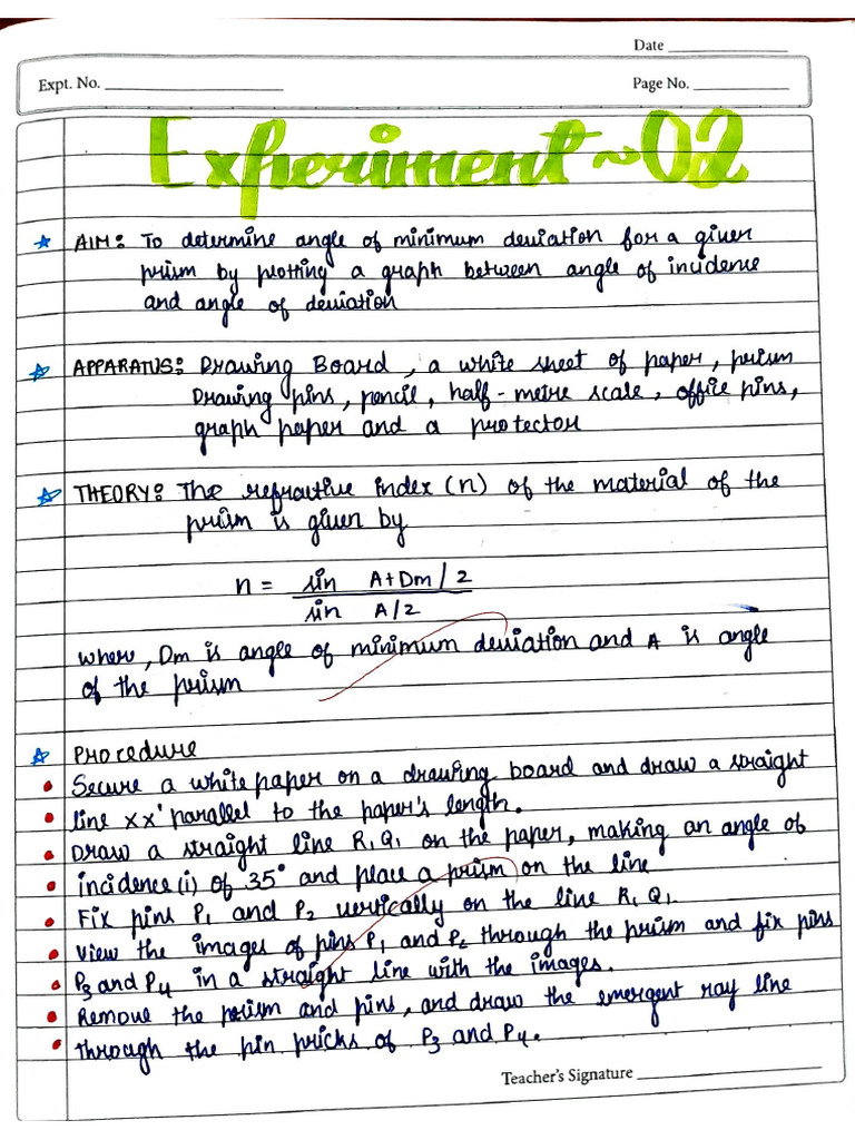 Experiment 2 | PDF