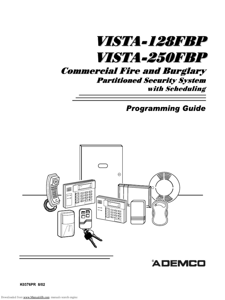 Vista 128FBP Programming | PDF