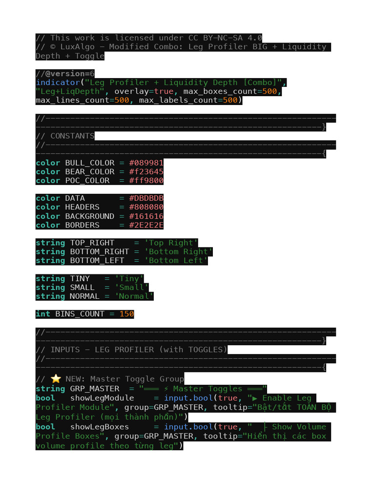 Leg Profiler and Liquidity Depth | PDF | Software Engineering ...