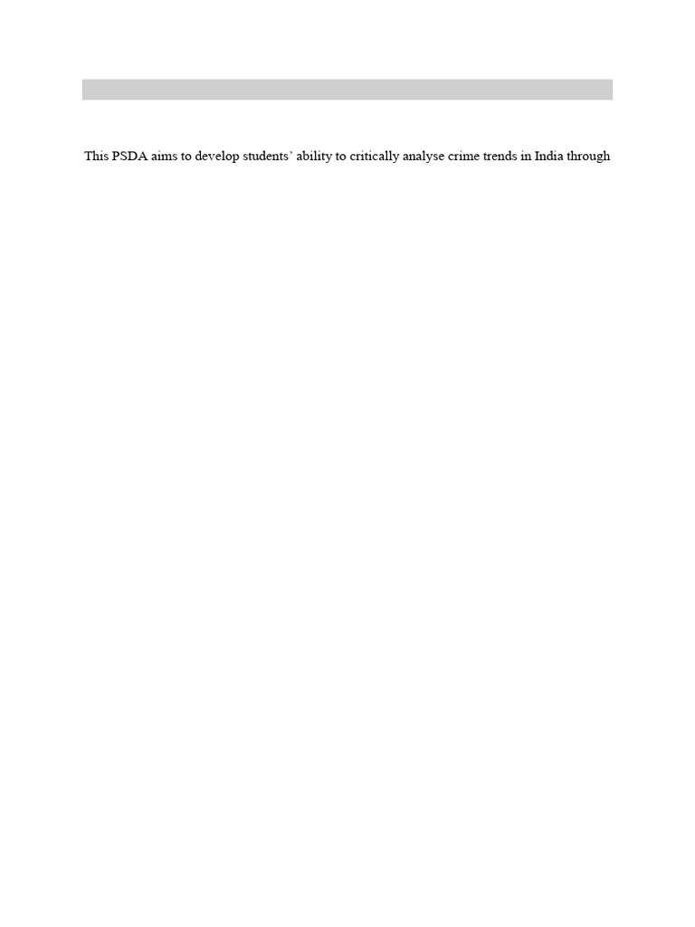 PSDA GUIDELINES_Section B | PDF | Crimes | Crime & Violence