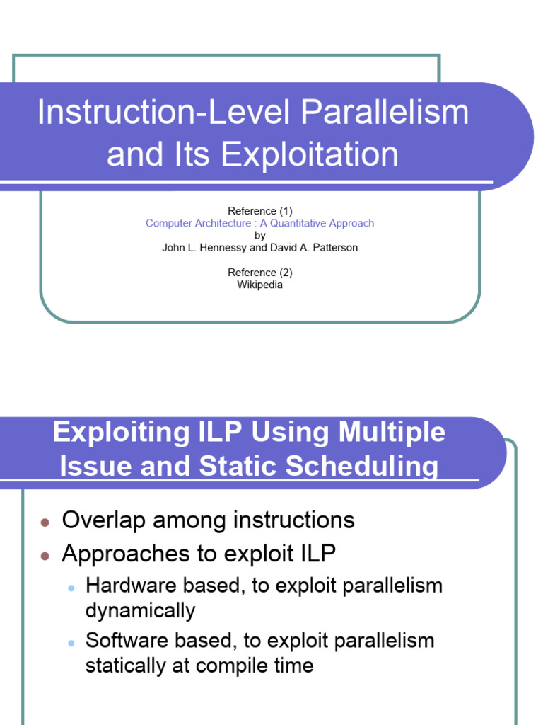 ILP intro | PDF