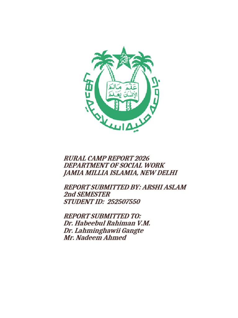 Rural Camp Report (1) (1) | PDF | Agriculture | Sustainability