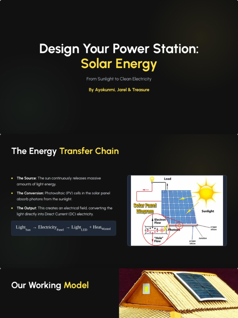 Solar Power Station Project | PDF