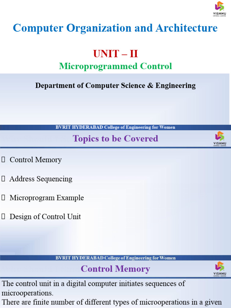 02_01 Microprogrammed Control.pptx | PDF | Read Only Memory | Bit