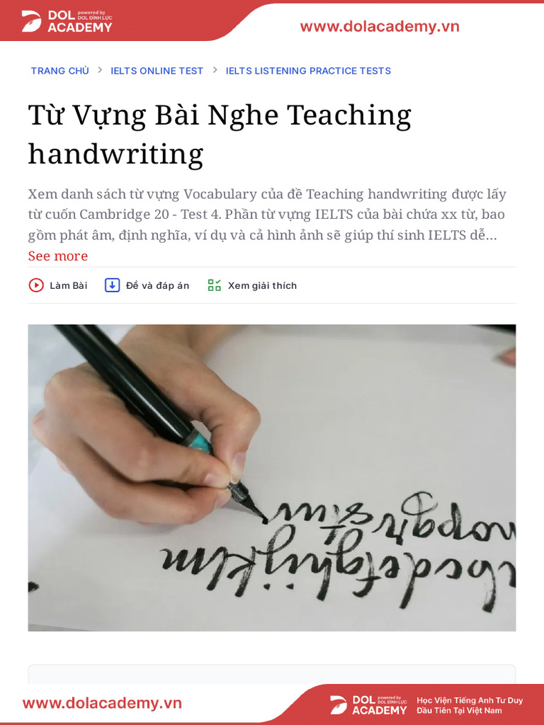 Teaching Handwriting | PDF