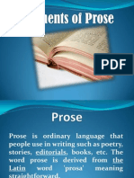 Elements of Prose