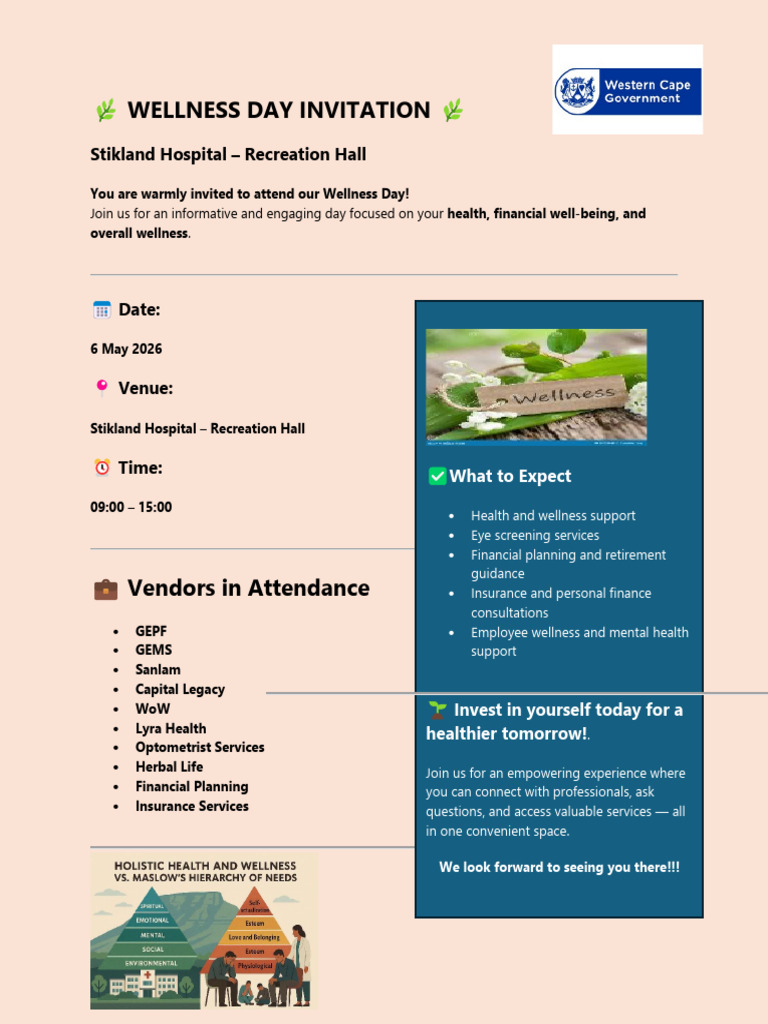 Wellness Day Invitation 06-05-2026 | PDF