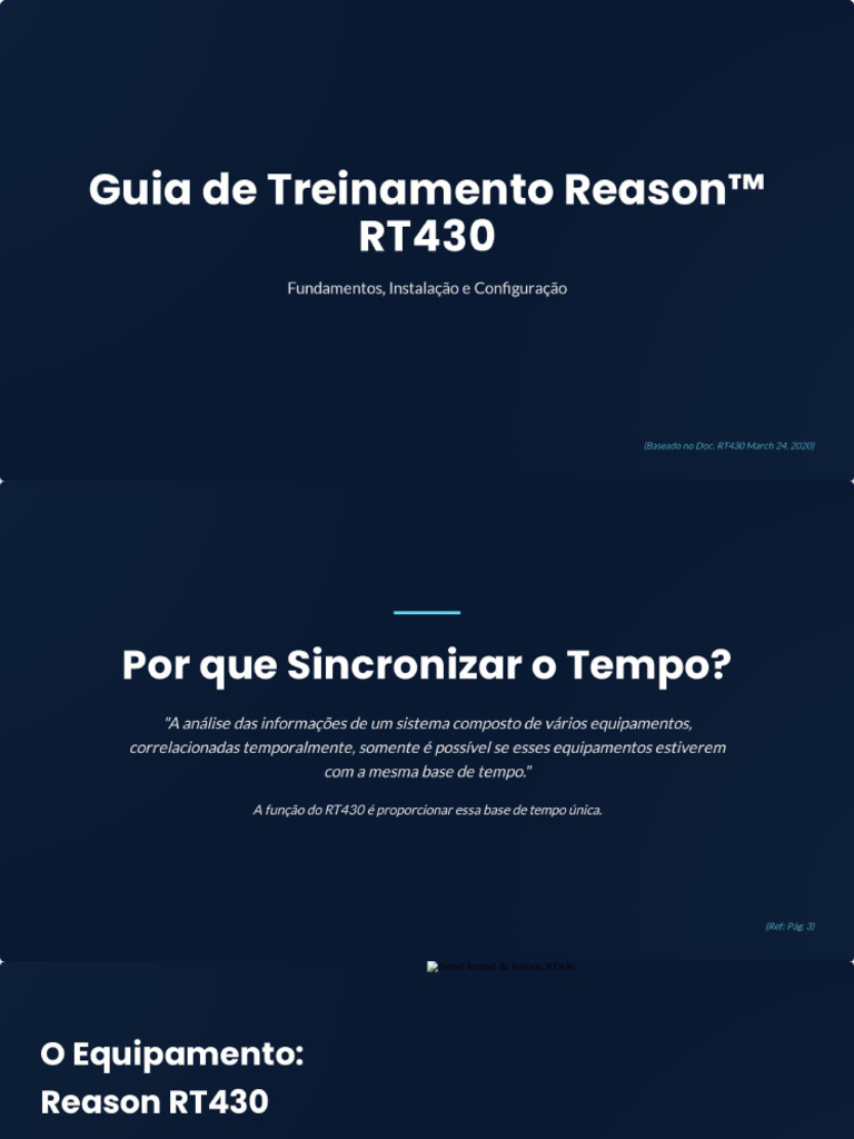 Guia Didatico Reason RT430 | PDF