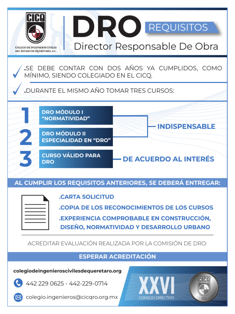 Requisitos Dro 1 | PDF