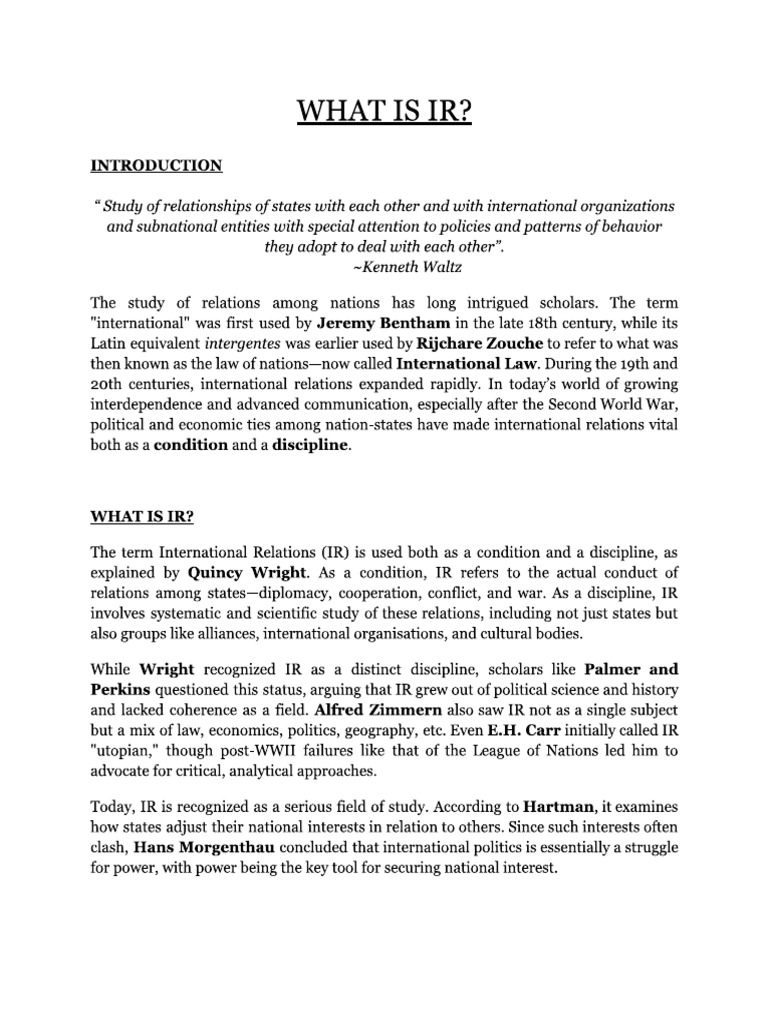 WHAT IS IR | PDF