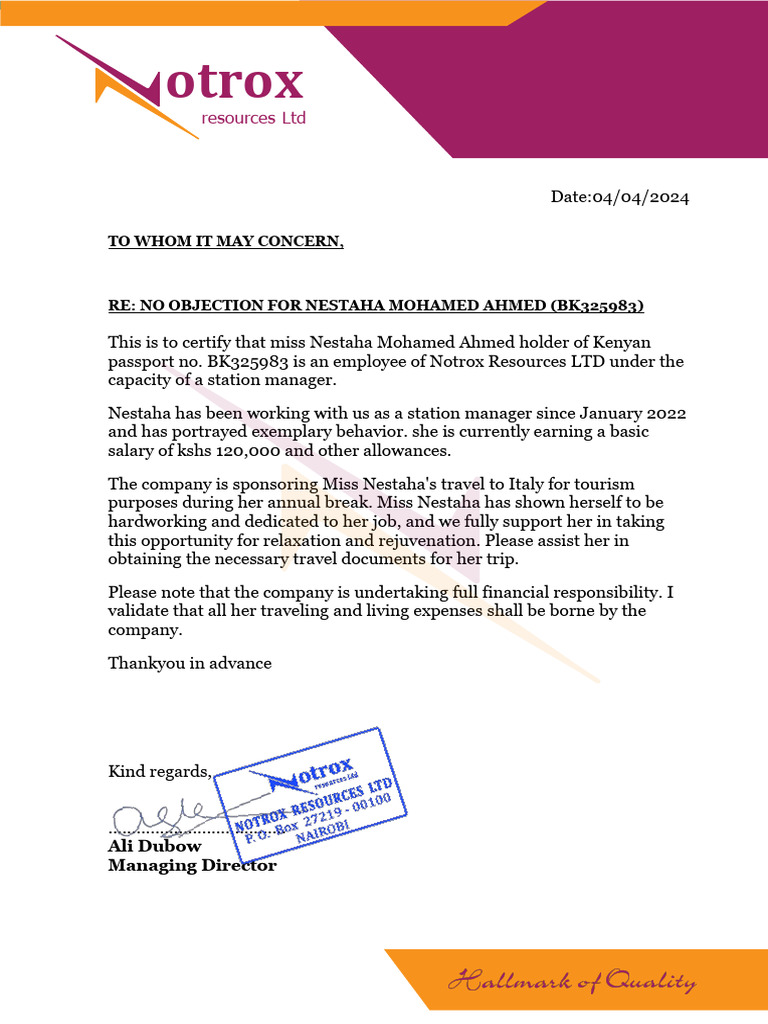 WORK LETTER_250224_144514 | PDF