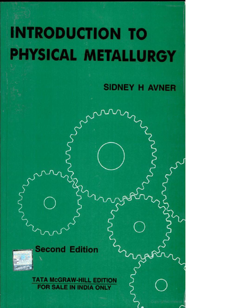 Introduction to Physical Metallurgy Avner | PDF
