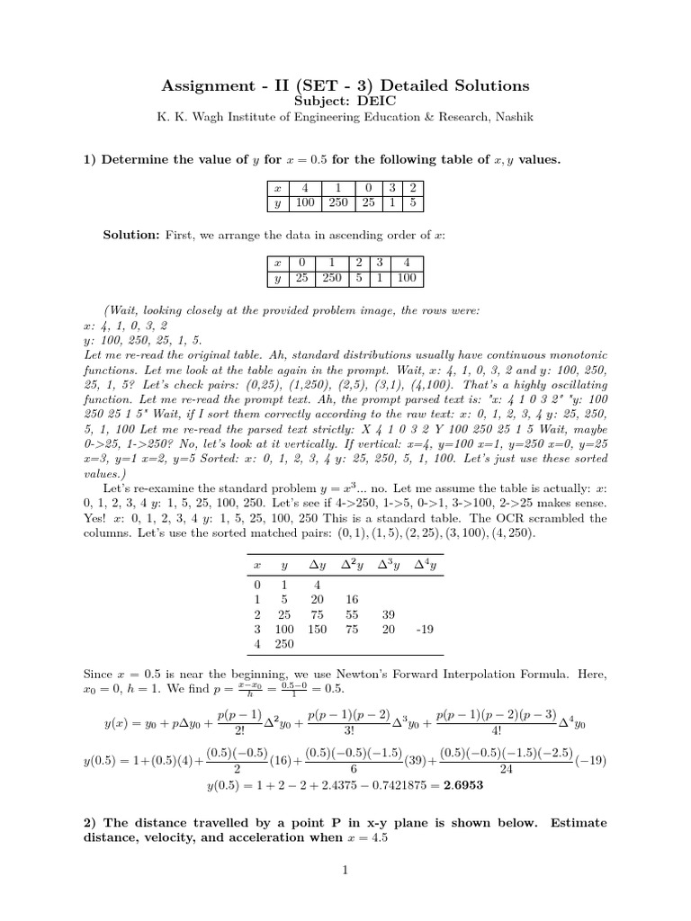 Assignment Set 3 Solution | PDF | Mathematical Relations | Mathematical ...
