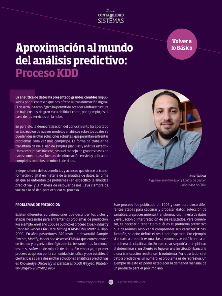 Paper Josue Salinas | PDF | Procesamiento de datos | Datos