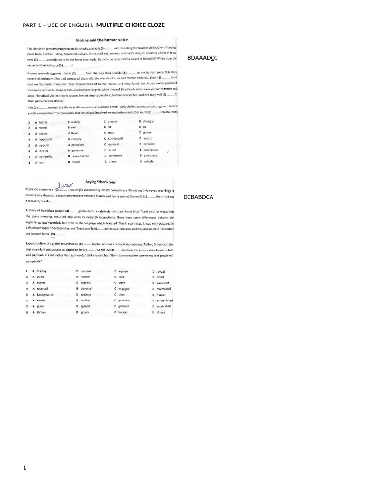 Part 1 Uoe | PDF