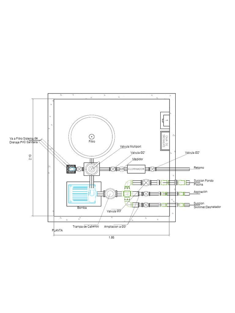 Detalle Piscina Planta | PDF