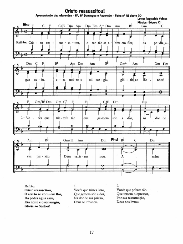 Cristo Ressuscitou | PDF
