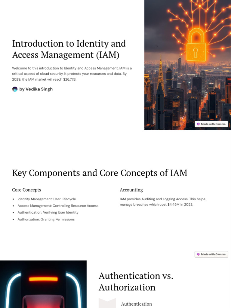 Introduction to Identity and Access Management IAM | PDF | Cloud ...