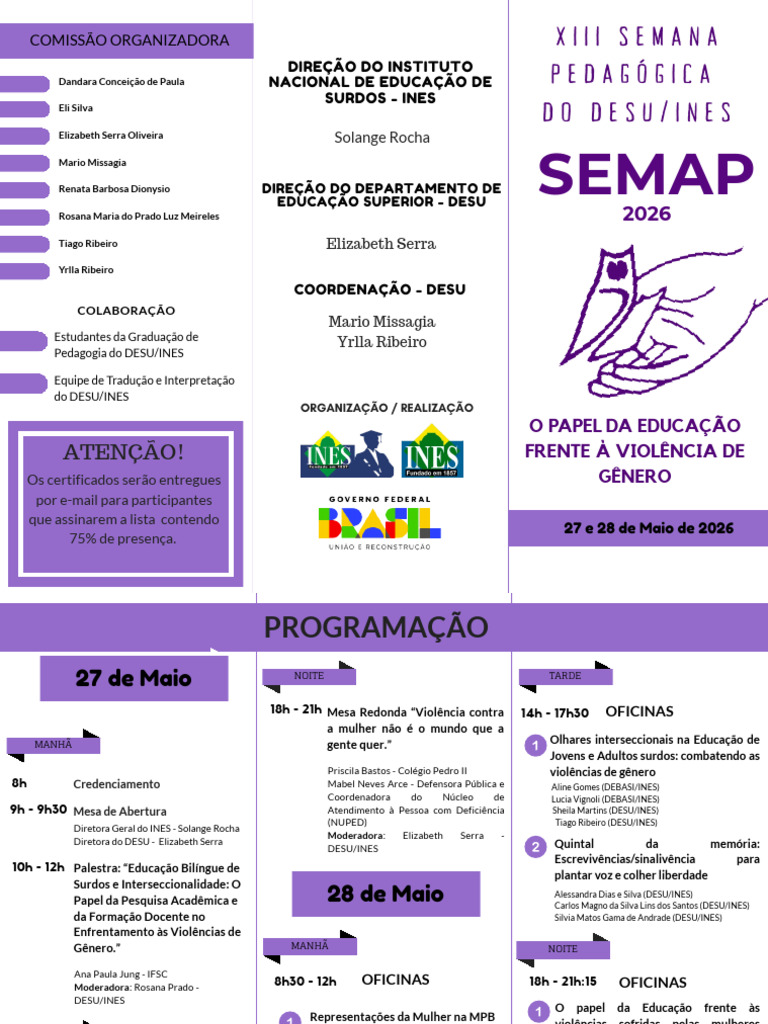 Folder Semap 2026 | PDF